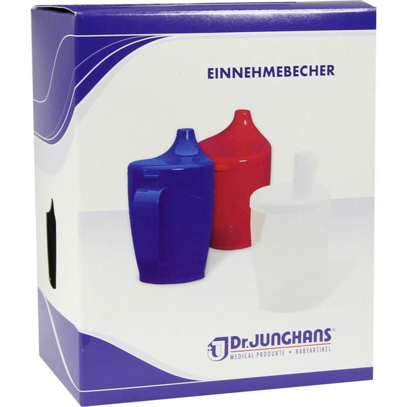 EINNEHMEBECHER m.2 Griffen+Deckel 12mm milchig