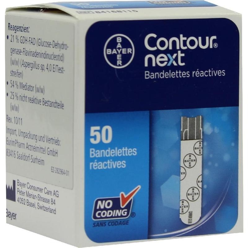 CONTOUR Next Sensoren Teststreifen