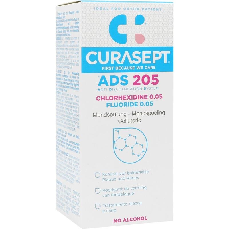 CURASEPT 0,05% Chlorhexidin ADS 205 Mundspülung